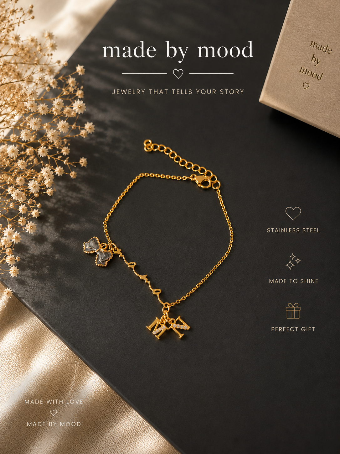 'Mama' initialenarmband