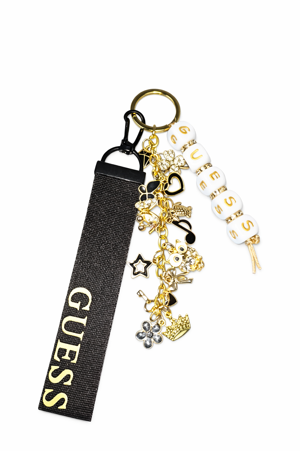 Sleutelhanger met bedeltjes