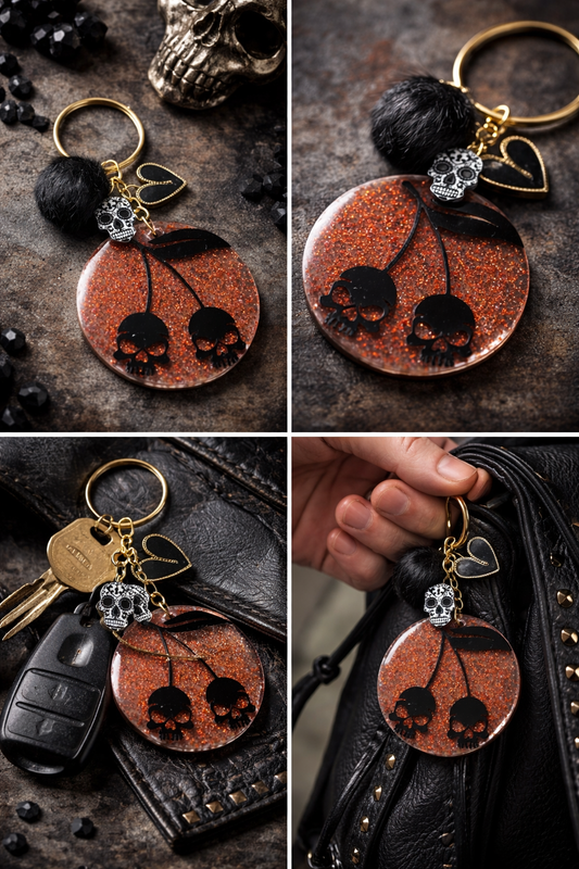 Sleutelhanger 'Cherryskull'