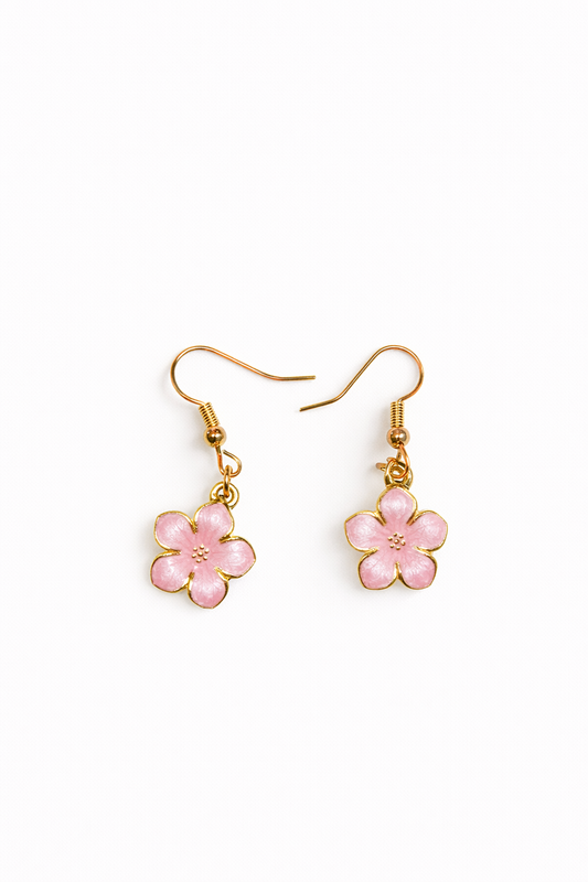 Oorbellen 'Flower power'