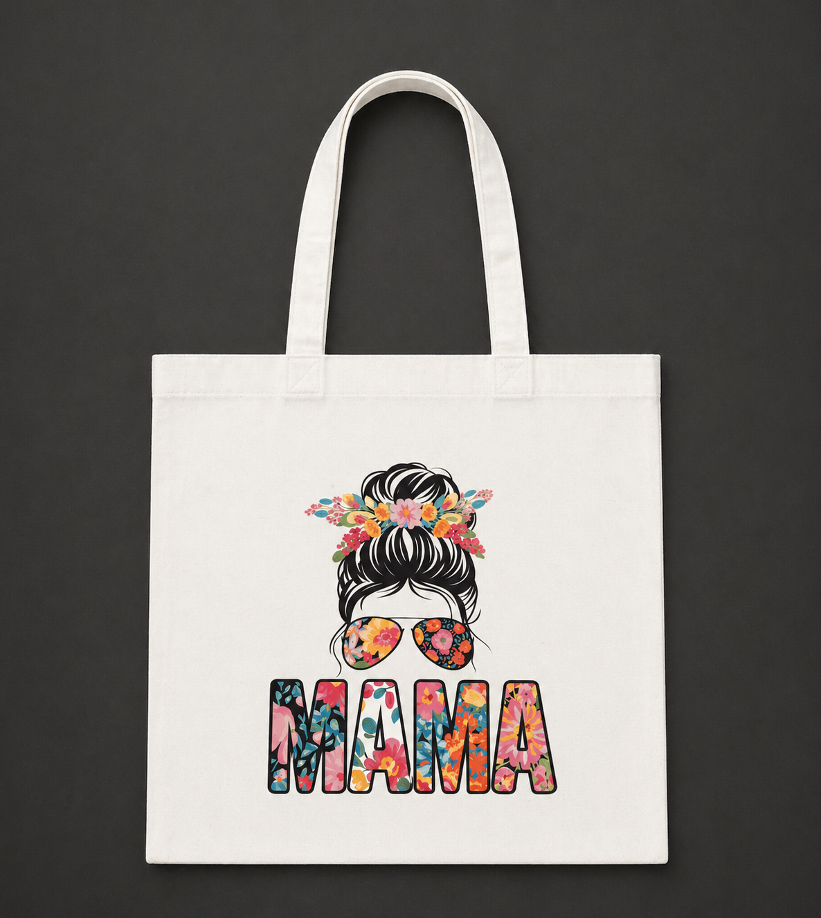 Jutten tas 'mama flower'