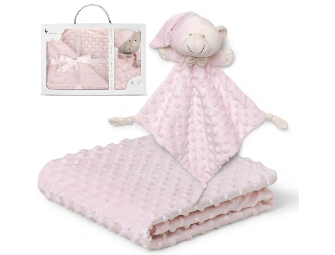 Gepersonaliseerd babydeken met knuffel