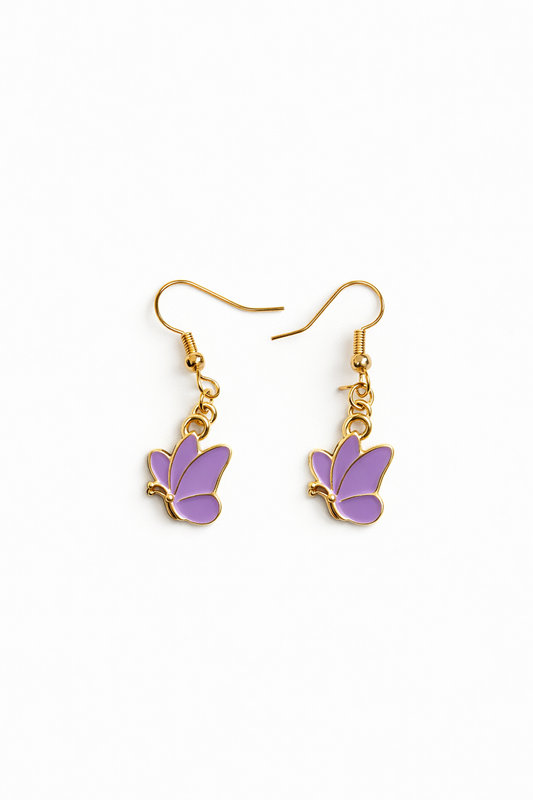 Oorbellen 'mini butterfly'
