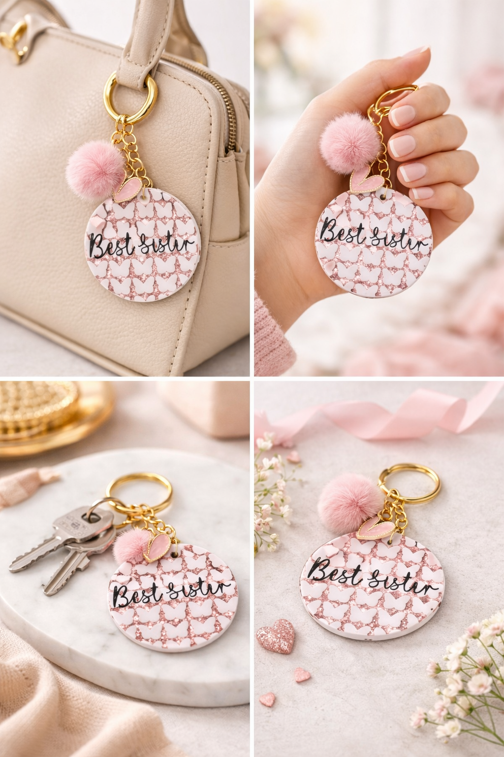 Sleutelhanger 'butterfly'