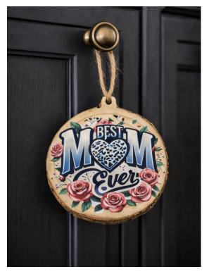 Houten hangers 'mother love'