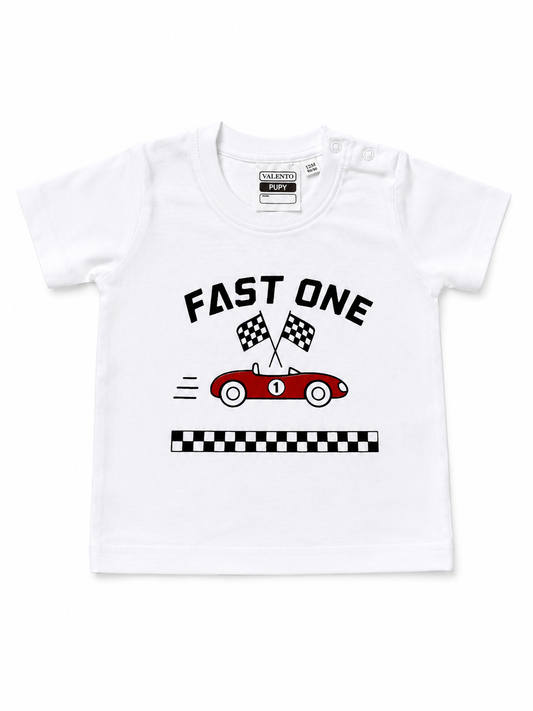 Kinder t-shirt 'Fast one'