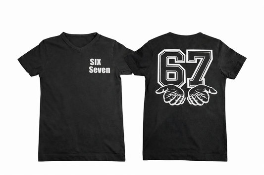 Kindershirt six seven rugdruk