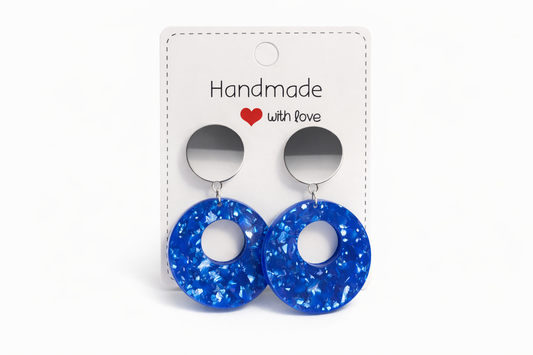 Oorbellen 'Royal Blue'